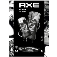 Axe Darčeková sada Black Sprchový gél 250ml, Deostick 50ml
