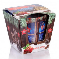 BARTEK CANDLES Vonná sviečka Charming Christmas Baked Apple 115g