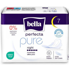 BELLA Perfecta PURE hygienické vložky Night - 7ks