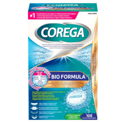COREGA Čistiace tablety na zubné náhrady Bio Formula 108ks
