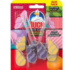 Duck Active Clean Tropical Adventure - závesný čistič WC 2x38,6g