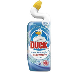 DUCK Total Action Gel WC tekutý čistiaci a dezinfekčný prípravok Marine 750ml