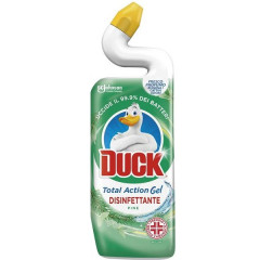 DUCK Total Action Gel WC tekutý čistiaci a dezinfekčný prípravok Pine 750ml