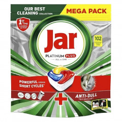 Jar Platinum Plus tablety do umývačky riadu citrón 102ks