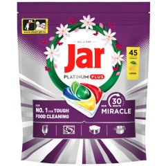 Jar Platinum Plus Allinone Miracle Lemon - kapsule do umývačky riadu 45ks