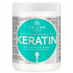KALLOS Keratin Regeneračná maska na vlasy 1000ml