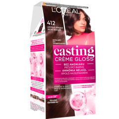 LOREAL Casting farba na vlasy 412 Ľadové kakao