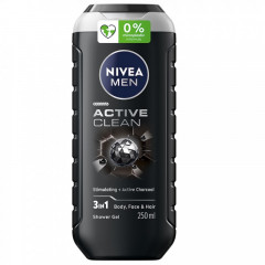 NIVEA Sprchový gél - 3in1 Active clean 250ml