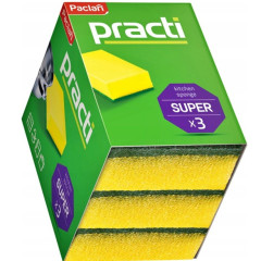 Paclan PROMO Kuchynská špongia Practi 3ks