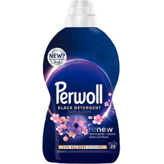 Perwoll Prací gél 1L RENEW Black Dark Blossom - na tmavé prádlo - 20 praní - tmavo modrý