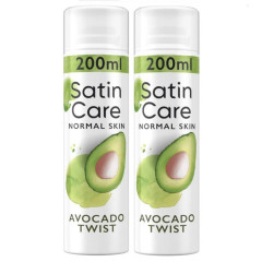 VÝHODNÁ SADA 2x Gillette Satin Care gél na holenie Avocado twist 200ml