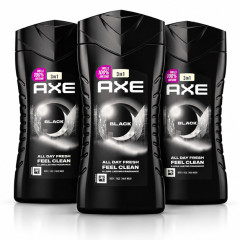 VÝHODNÁ SADA 3x Axe Sprchový gél Black 3in1 250ml