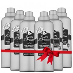 VÝHODNÁ SADA 6x TESORI D-ORIENTE Aviváž - Muschio Bianco 760ml, 38 praní