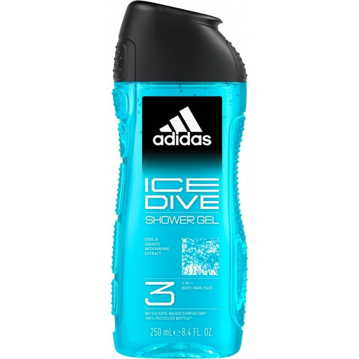 E-shop Adidas Sprchový gél 3in1 Ice Dive 250ml