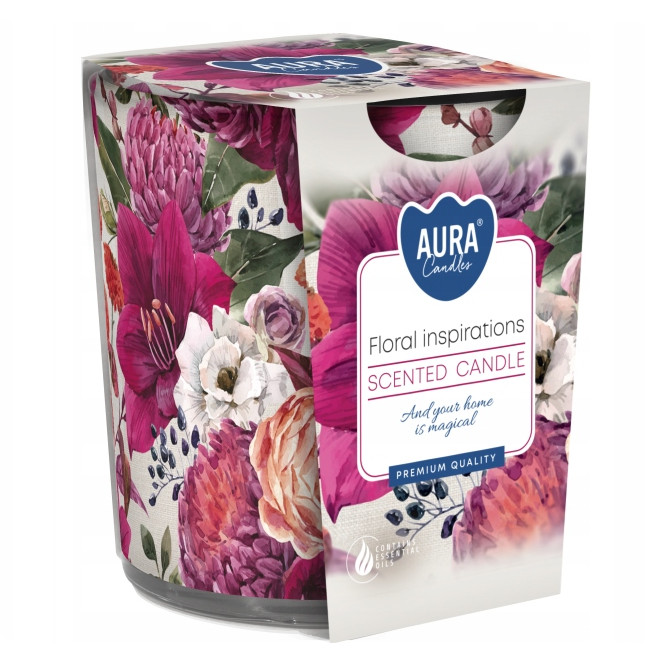 E-shop AURA Candles Vonná sviečka - Floral Inspirations 100g 22h.