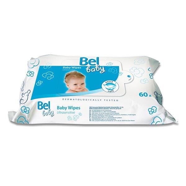 E-shop BEL Baby Ultrasenzitívne vlhčené obrúsky 60ks