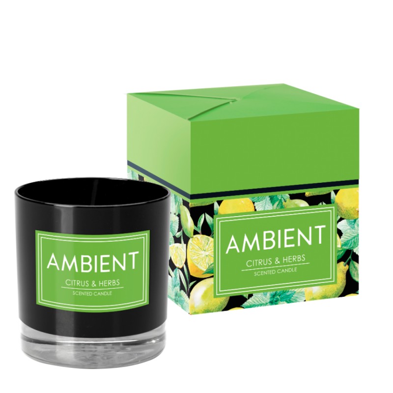 E-shop BISPOL Vonná sviečka Ambient Citrus &amp; Herbs 170g