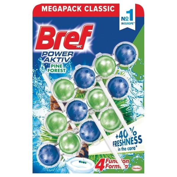 E-shop BREF WC blok Power Aktiv - Pine 3x50g