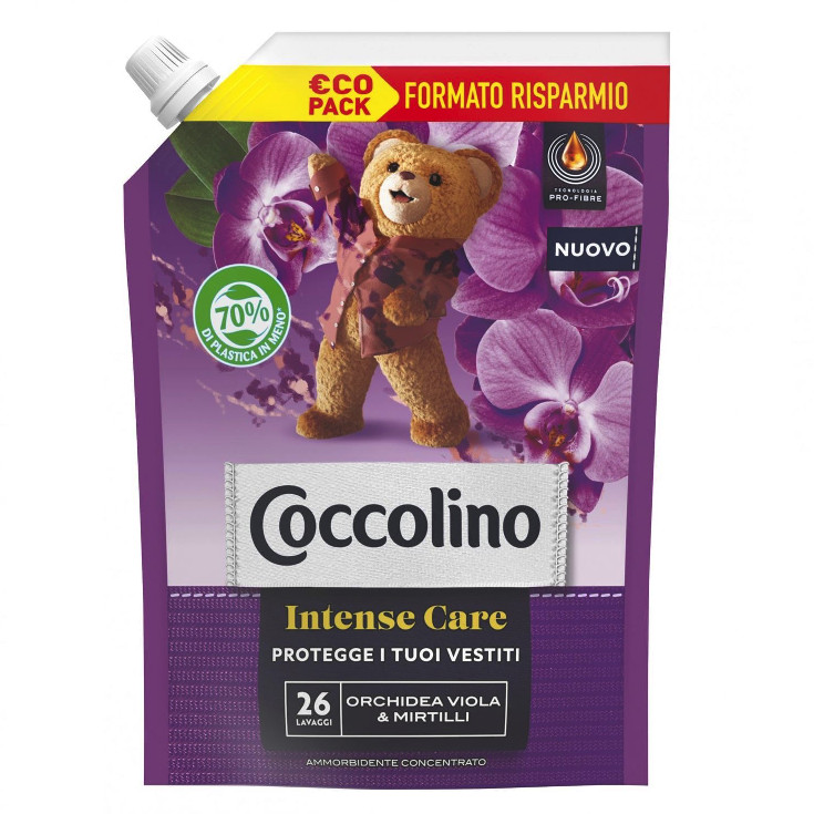 E-shop COCCOLINO aviváž Orchidea Viola &amp; Mirtilli 600ml 26 praní náhradná náplň