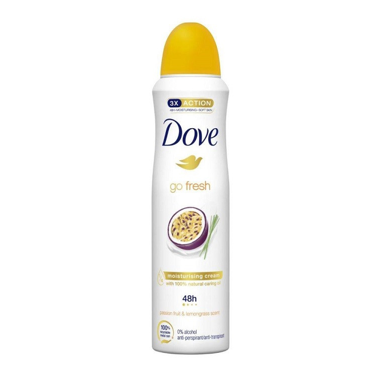 E-shop Dove Go fresh - Passion fruit &amp; Lemongrass deospray 150ml
