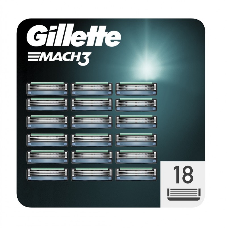 E-shop GILLETTE Mach 3 náhradné hlavice 18pcs