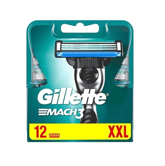 E-shop GILLETTE Mach 3 náhradné hlavice megapack 3 x 4ks