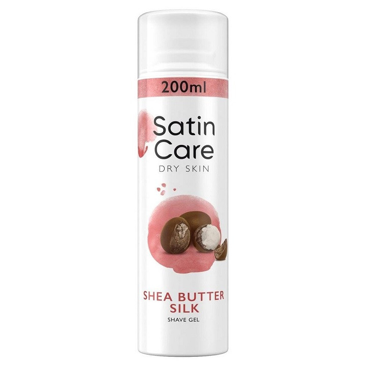 E-shop Gillette Satin Care 200ml - Shea butter silk - gél na holenie