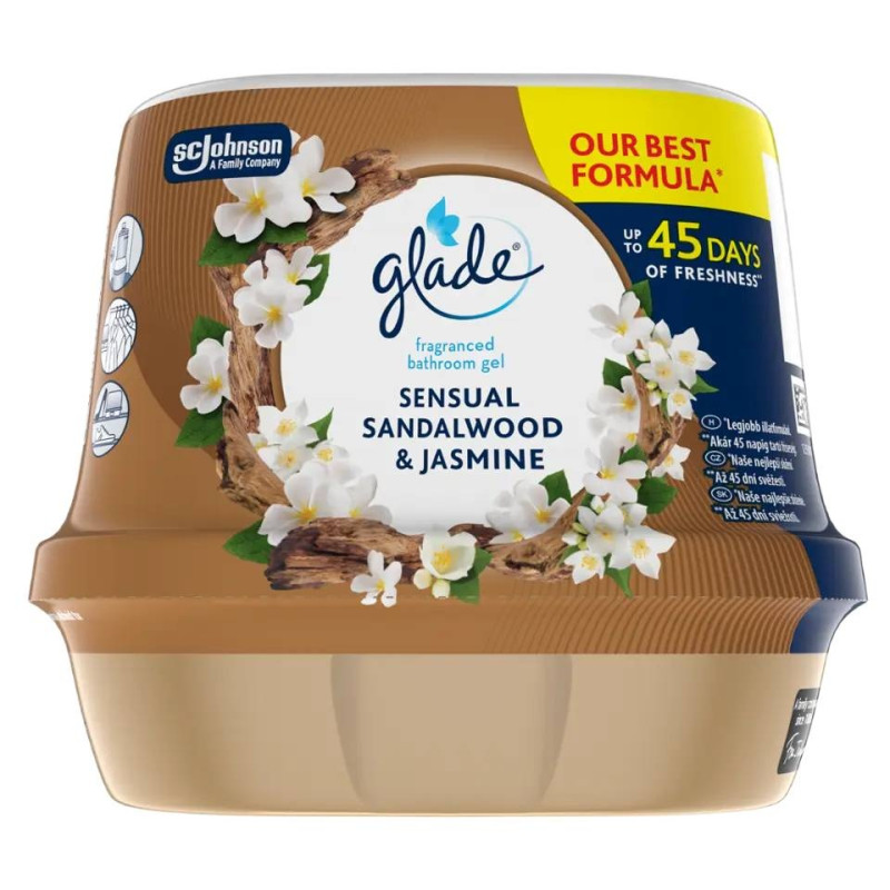 E-shop GLADE Gélový osviežovač vzduchu Sandalwood&amp;Jasmine 180g