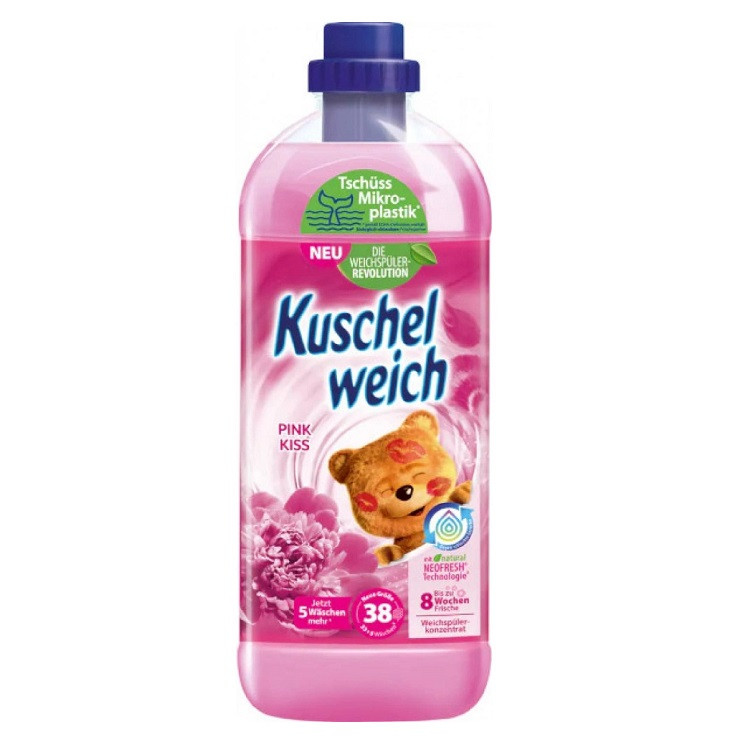 E-shop Kuschelweich aviváž 1L - Pink Kiss (ružová) 38 praní