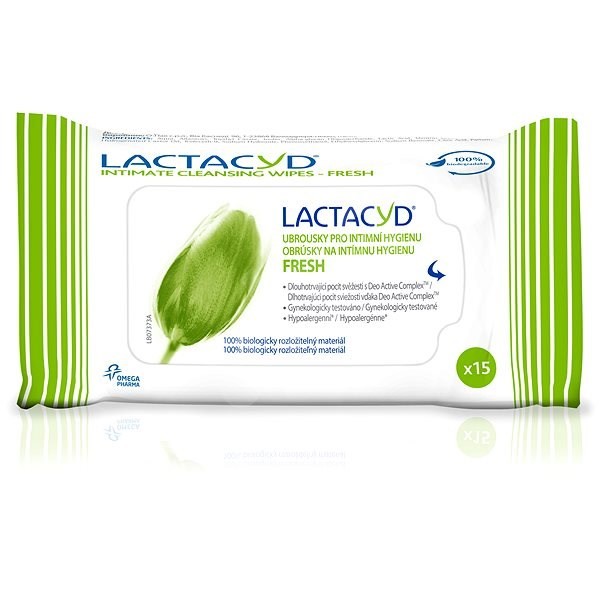 E-shop LACTACYD Obrúsky na intímnu hygienu Fresh 15ks