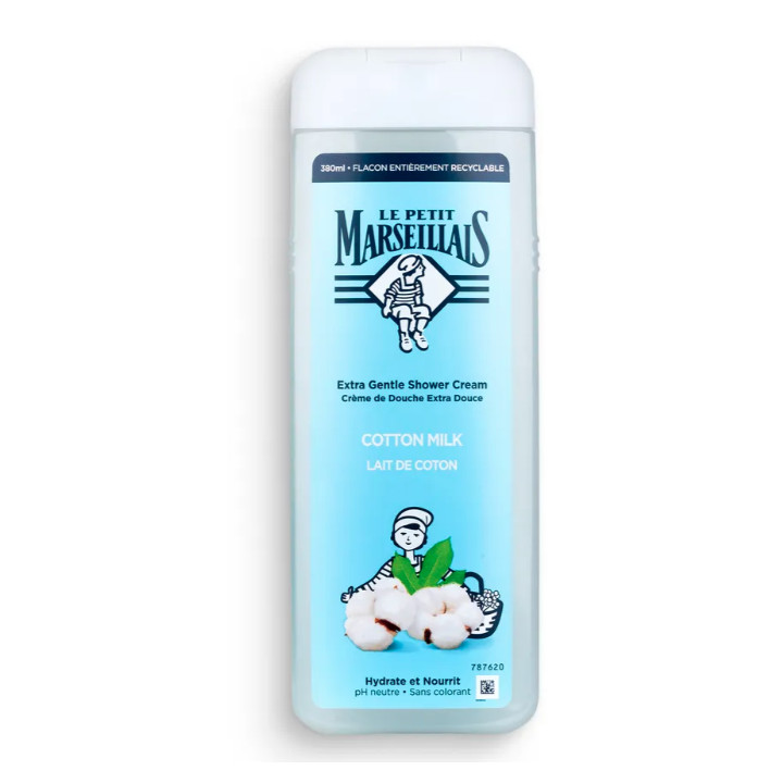 E-shop Le Petit Marseillais Sprchový gél Cotton Milk 380ml