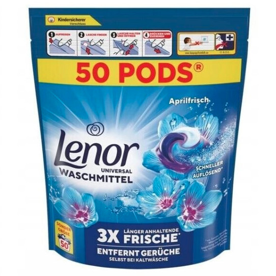 Lenor gélové tablety Universal April Fresh 50 PD