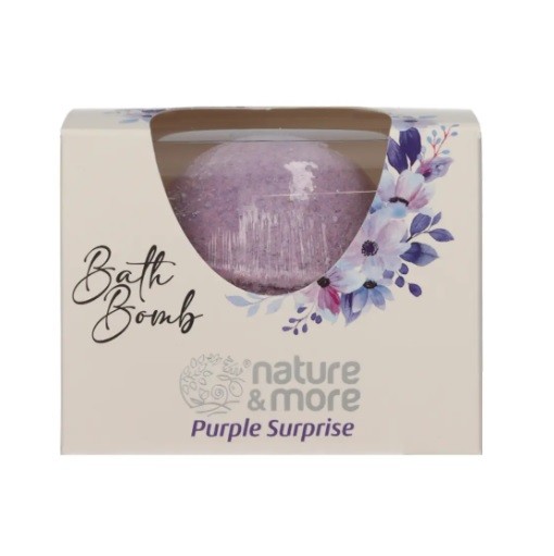 E-shop NATURE &amp; MORE Kúpeľová bomba Purple Surprise 85g