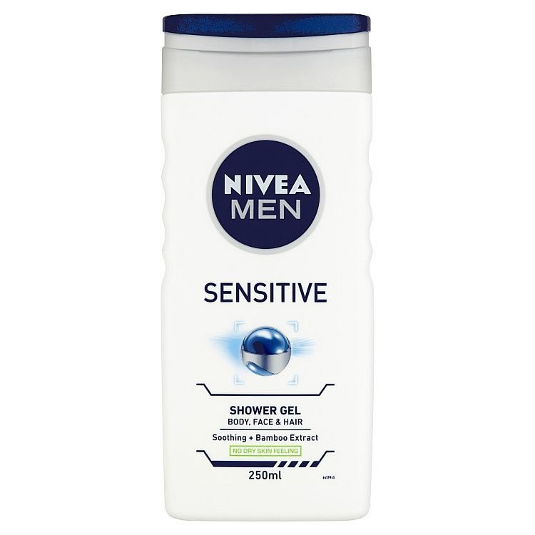 E-shop NIVEA MEN Sprchový gél - Sensitive 250ml