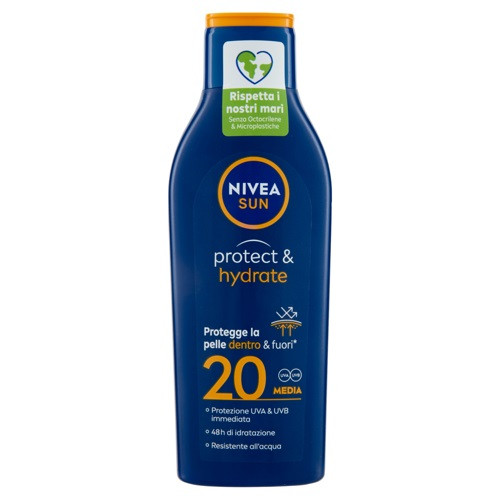 E-shop Nivea opaľovací krém 200ml SUN Protect&amp;Moisture SPF20