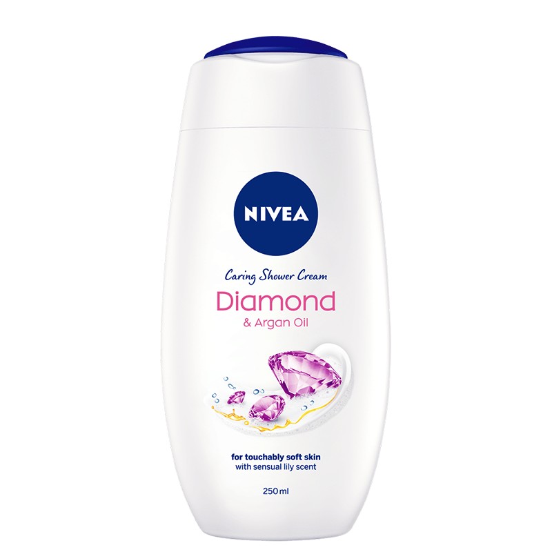 E-shop NIVEA Sprchový gél - Diamond &amp; Argon oil 250ml