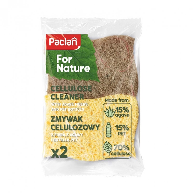 E-shop PACLAN For Nature - Prírodná kuchynská špongia z agáve a PET fľiaš - 2ks