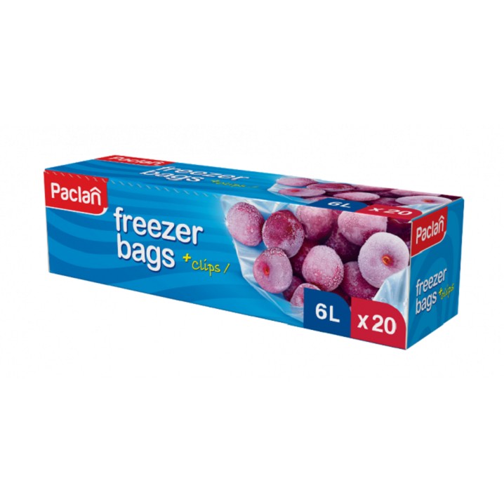 E-shop PACLAN Vrecká do mrazničky 6l - 20ks