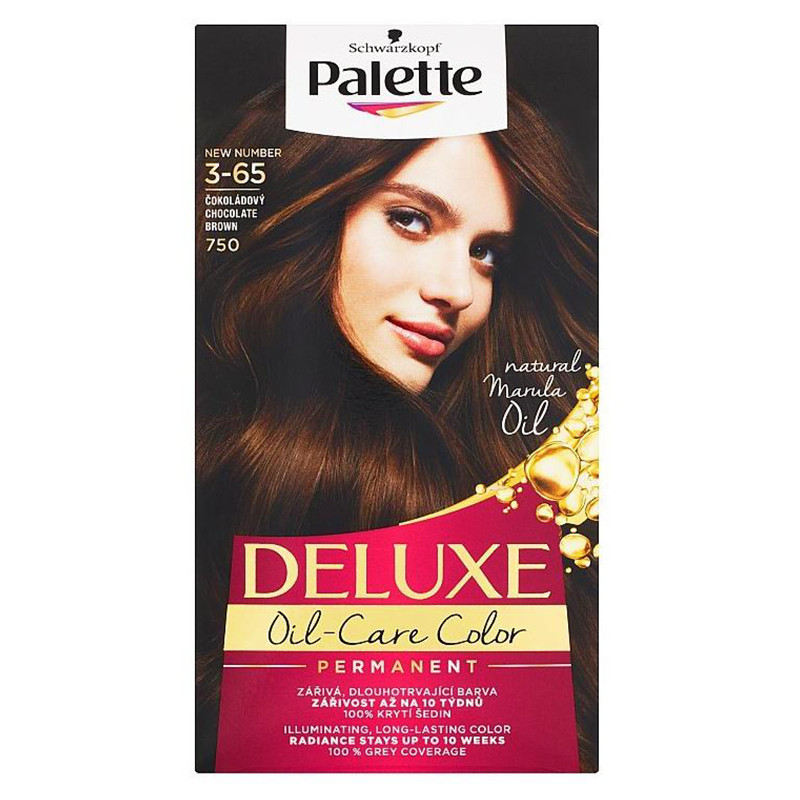 E-shop PALETTE Deluxe farba na vlasy 3-65 čokoládová