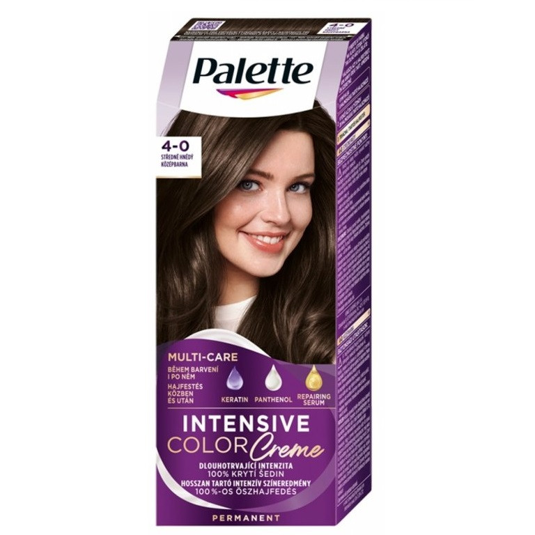 E-shop PALETTE Intensive color creme N3 4-0 Stredne hnedá
