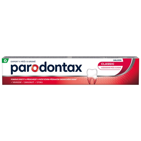 Haleon, Levice 934 01, SK Parodontax Classic zubní pasta bez fluoridu proti krvácení dásní 75ml
