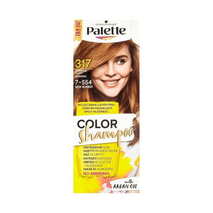 E-shop Schwarzkopf Palette Color Shampoo 317 orieškovoplavý