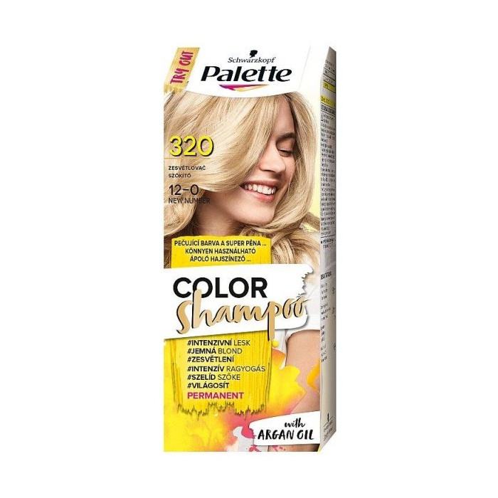 E-shop Schwarzkopf Palette Color Shampoo 320 zosvetľovač