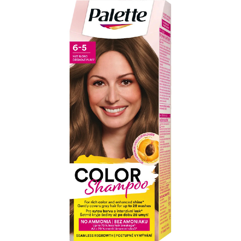 E-shop Schwarzkopf Palette Color Shampoo 6-5 orieškovoplavý