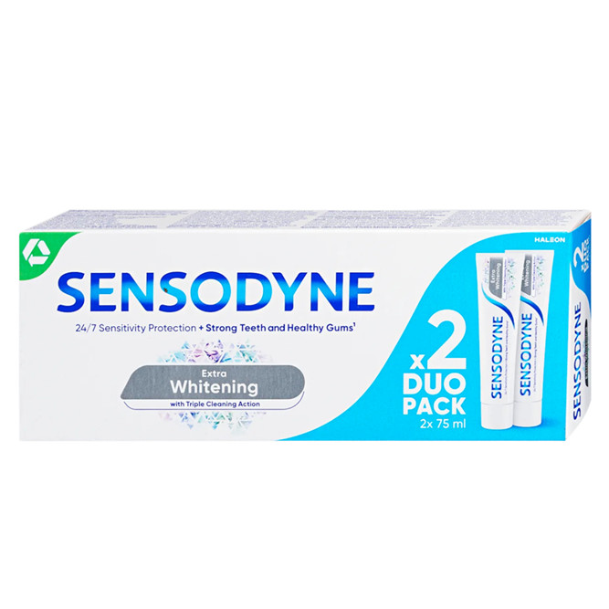 E-shop Sensodyne DUOpack ZP 2x75ml Extra Whitening