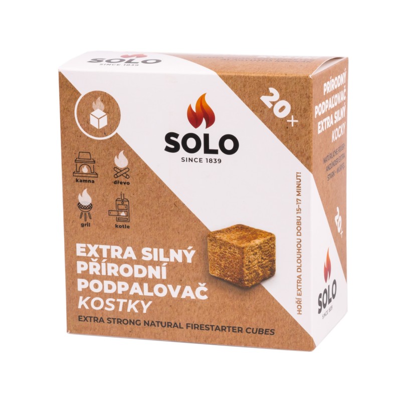 E-shop SOLO Podpaľovač extra silný kocky 20ks