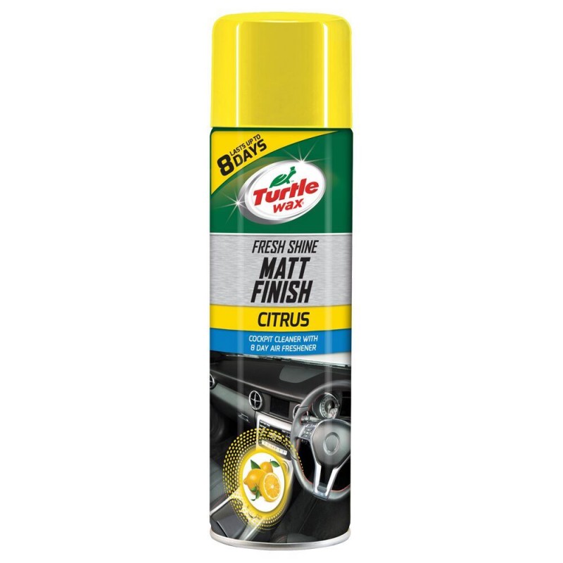 E-shop TURTLE WAX Lesk na palubnú dosku s osviežovačom Fresh shine - Matt Finish Citrus 500ml