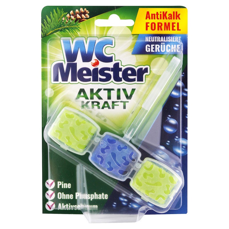 E-shop WC MEISTER Tuhý wc blok - Borovica 45g