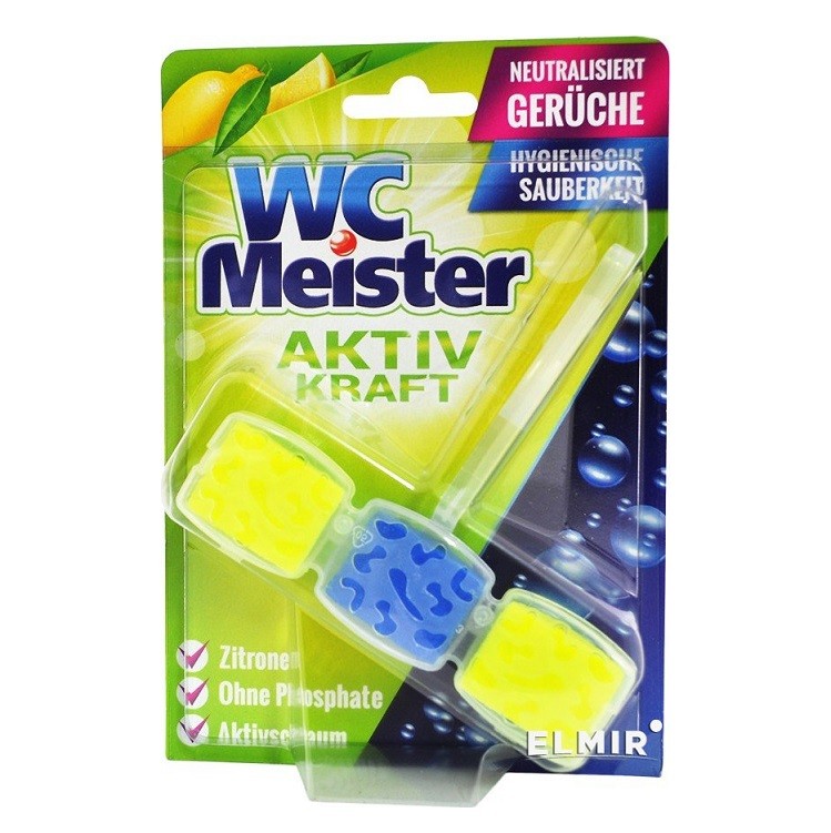 E-shop WC MEISTER Tuhý wc blok - Citrón 45g