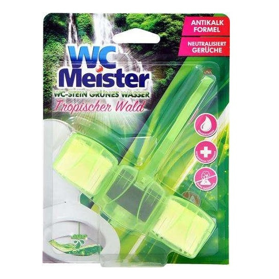 E-shop WC MEISTER Tuhý wc blok - Tropischer Wald 45g